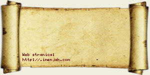 Olga Vidaković vizit kartica